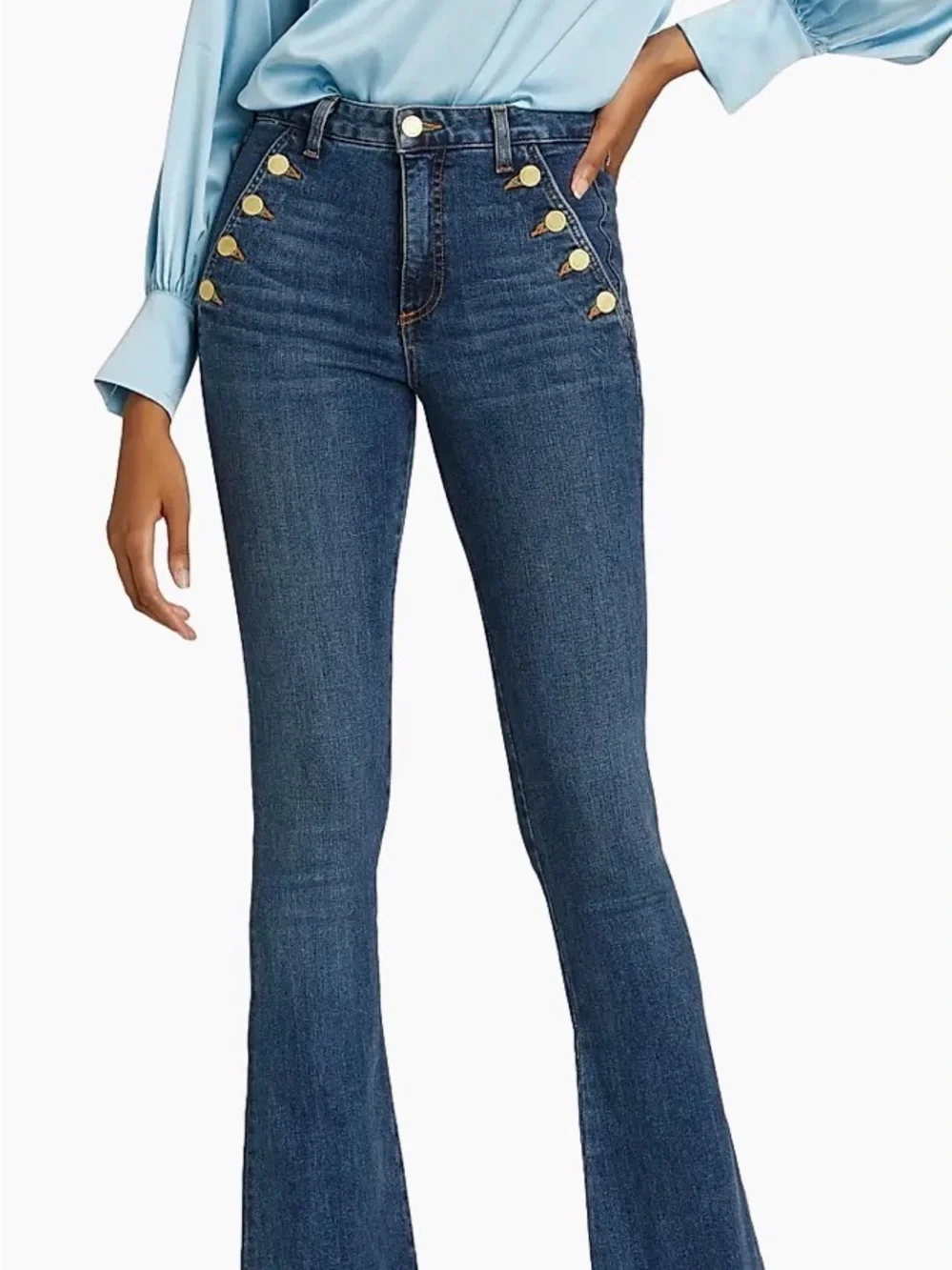 Ramy Brook Helena High-Rise Flare Jeans